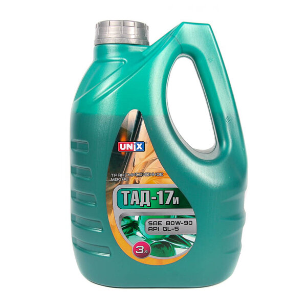 Трансмиссионное масло Unix ТАД-17и 80W-90, 3 л