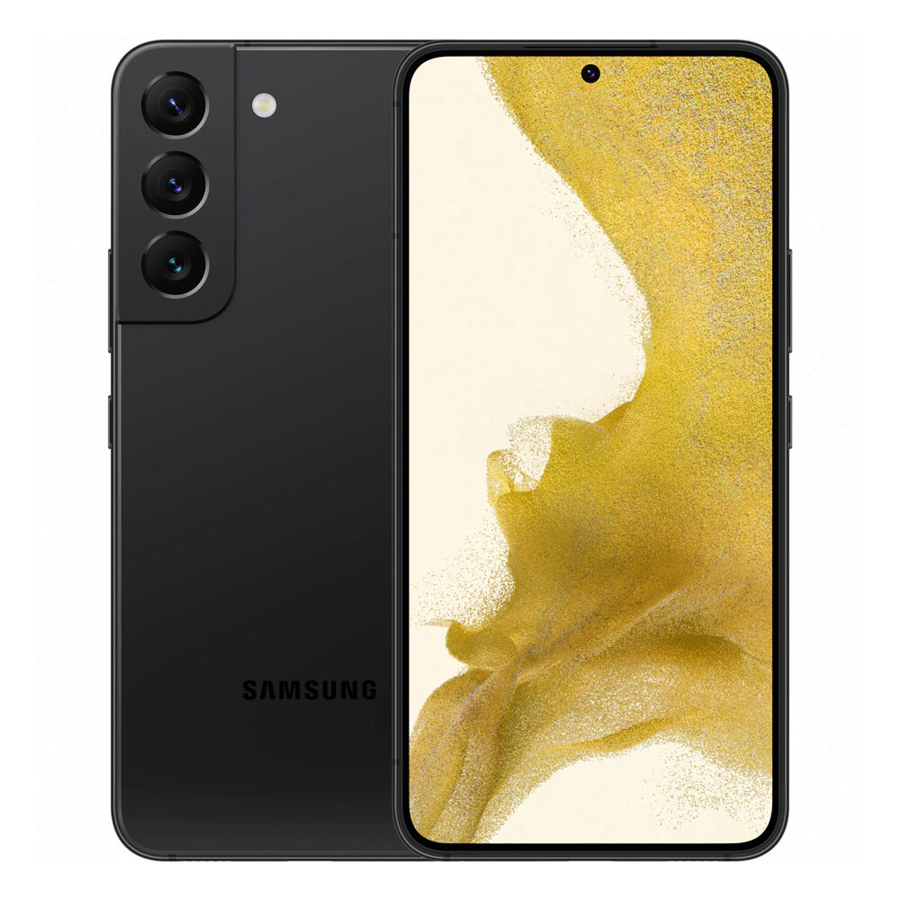 Смартфон Samsung Galaxy S22 (SM-S9010) 8/256 ГБ, черный фантом (Qualcomm Snapdragon 8 Gen1)