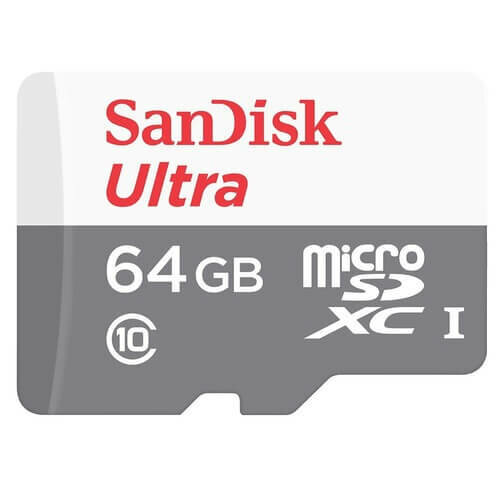 SanDisk Карта памяти microSDXC 64GB SanDisk Class 10 Ultra (SD адаптер) UHS-I 100MB/s