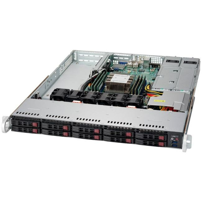 Сервер Никс sS9500/pro1U S924G1Hi Xeon Silver 4210R/64 ГБ/1 x 512 Гб SSD/Aspeed AST2500