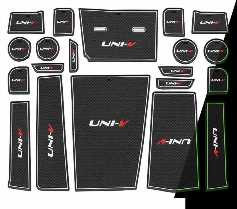 фото Комплект силиконовых ковриков в салон Changan Uni-V / Чанган Юни-В 2023-2024 white