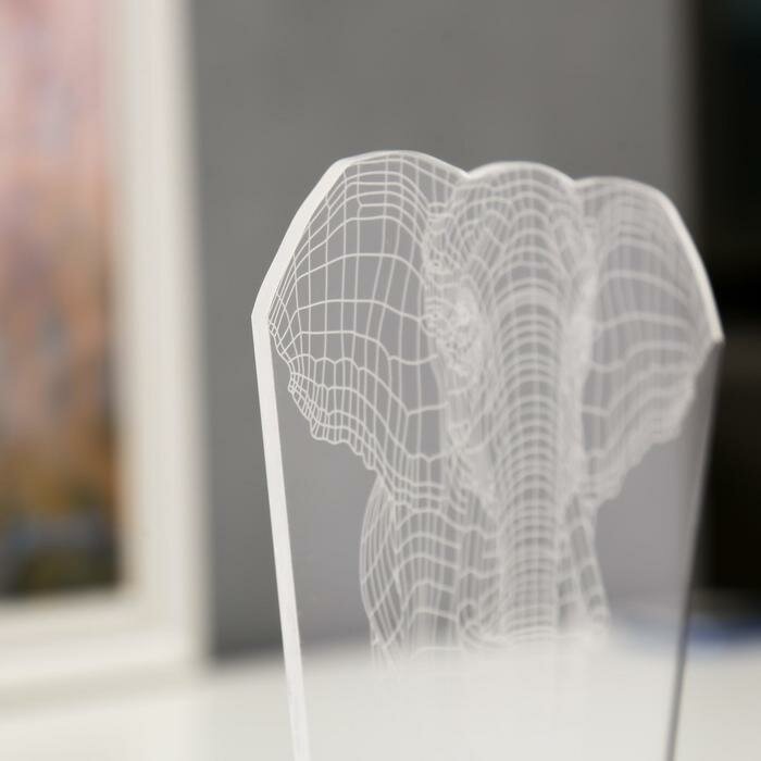 RISALUX Светильник "Слон" LED RGB от сети 9,5х12,5х19см - фотография № 6
