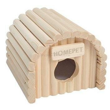 Домик для грызунов Homepet, размер 12.5х13х10.5см.