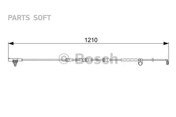 BOSCH 1987473054 Датчик износа торм. колодок [1209 mm] 1шт