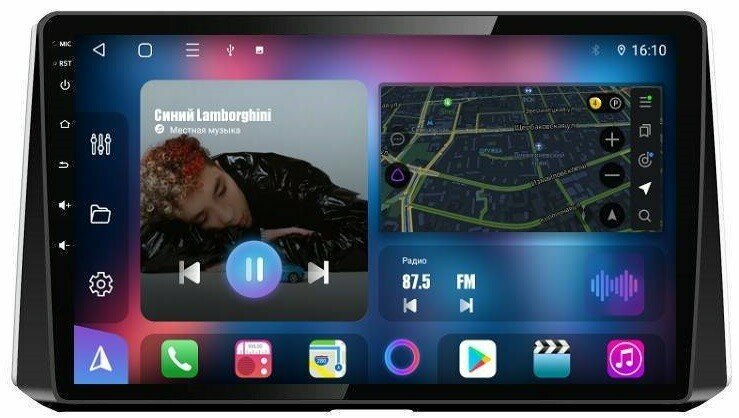 Штатная магнитола для Toyota Corolla 2019+ - FarCar XL1151M на Android 10, 8-ядер, 6Гб-128Гб, встроен 4G модем