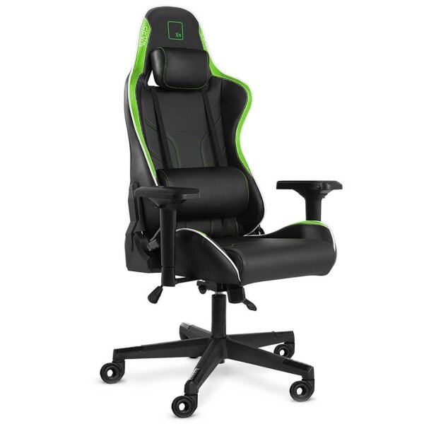 Кресло игровое WARP Xn (XN-BGN), black and light green
