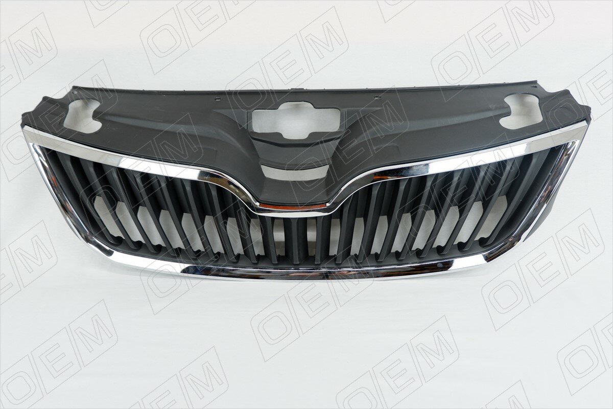 Решетка радиатора для Шкода Рапид 2012-2020 год выпуска (Skoda Rapid) O.E.M. OEM3004