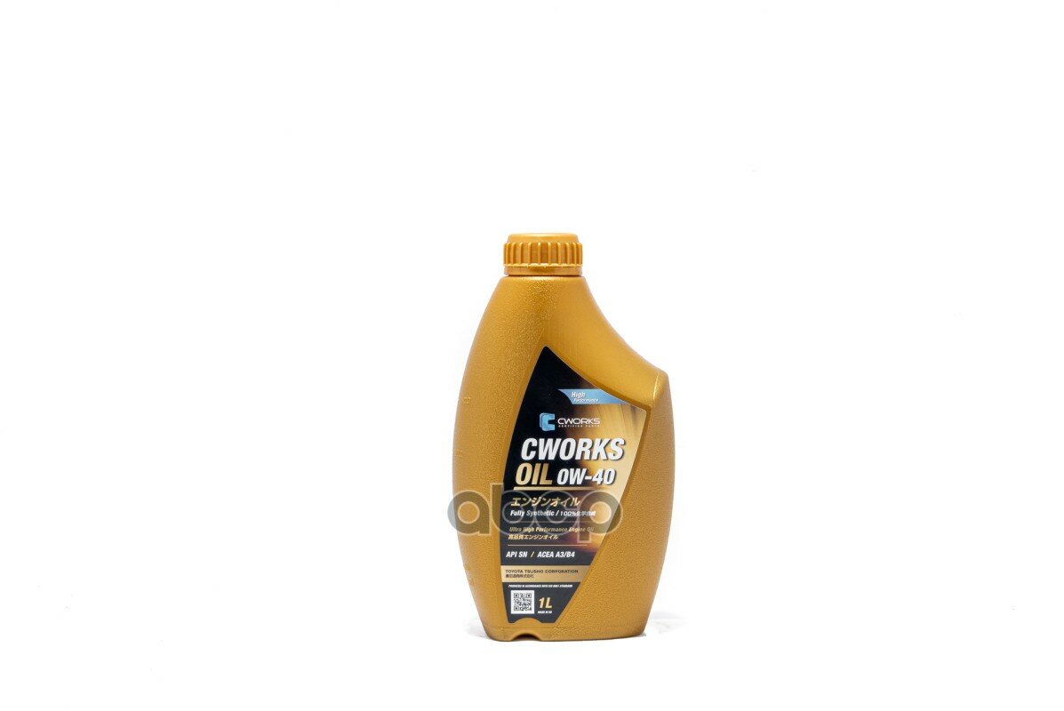 CWORKS Cworks Oil 0W40 (1L)_Масло Мотор!Синтacea A3/B4,Api Sn,Bmw Ll01,Mb 229.5,Ford Wssm2c937a,Vw 502/505