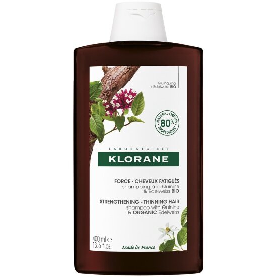 Klorane Шампунь с экстрактом хинина и органическим экстрактом эдельвейса, 400 мл (Klorane, ) - фото №1