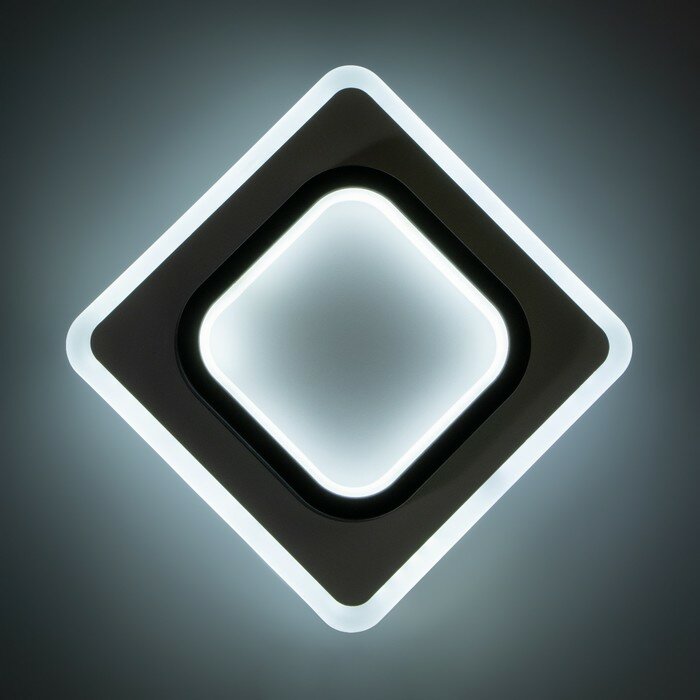 Бра "Кастиллио" LED 42Вт бело-черный d.20см - фотография № 4