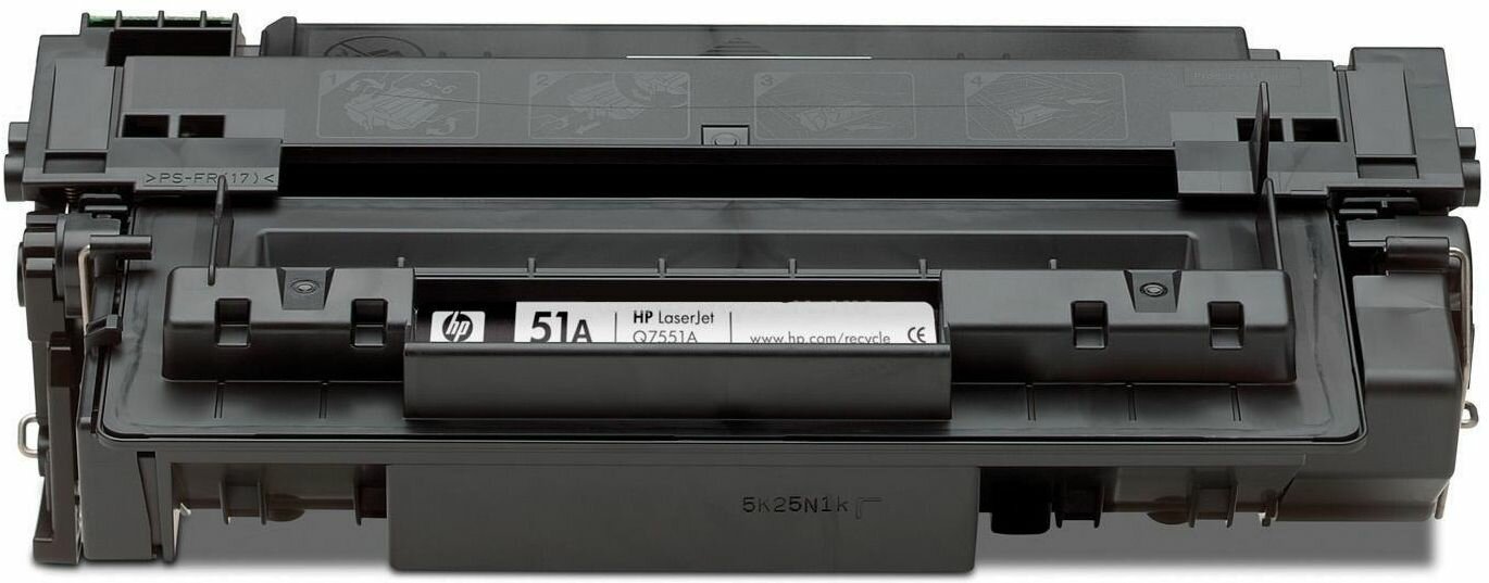 Картридж лазерный HP 51A, black