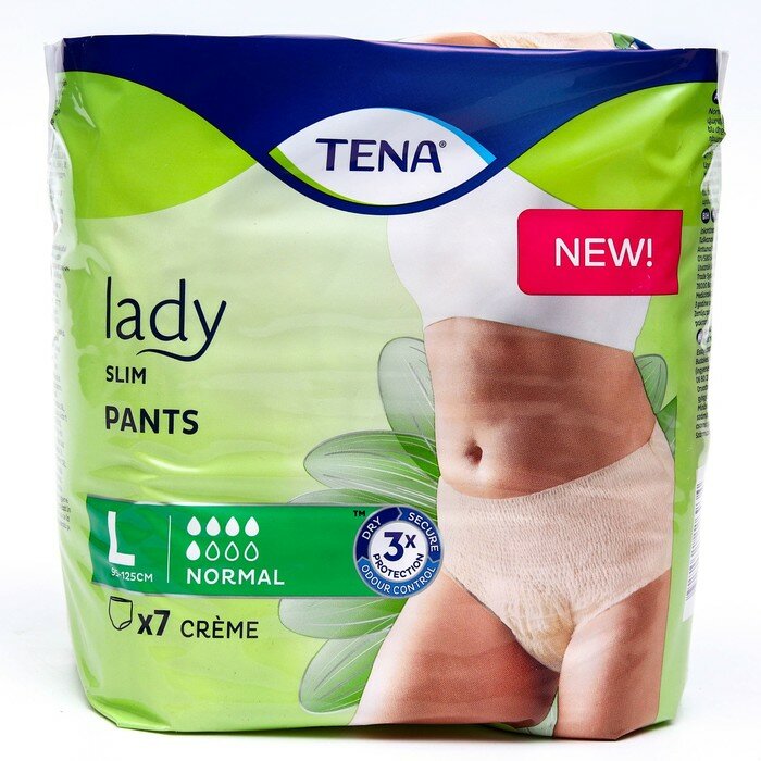   TENA Lady Slim Pants Normal L, 7 .