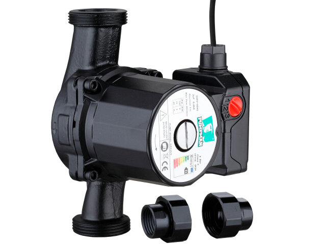 Циркуляционный насос PUMPMAN TRS32/8(Pmax-200Вт Hmax-8м Qmax-100л/мин 180мм с гайками и кабелем)