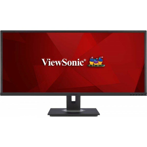 VIEWSONIC Монитор ViewSonic 34" VG3448 черный VA LED 5ms 21:9 HDMI M/M полуматовая HAS Piv 3000:1 300cd 178гр/178гр 3440x1440 60Hz DP USB 8.6кг VS17740 + E/P