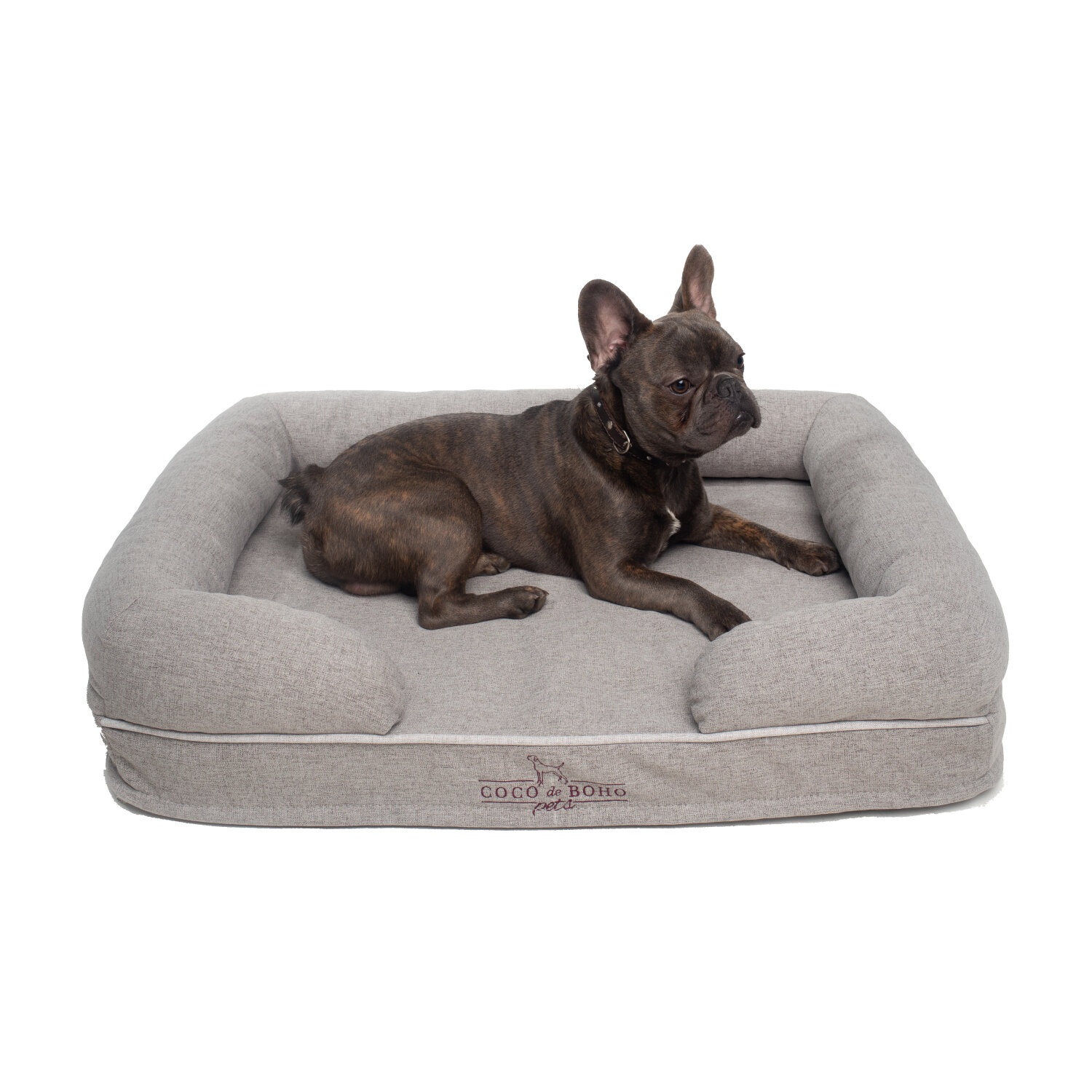 Лежанка для собак средних пород Premium Coco de Boho Pets, размер 87х65 - фотография № 1