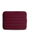 Bustha для Macbook Pro 15/Pro 16 чехол Puffer Sleeve Nylo/Leather (Maroon) - изображение