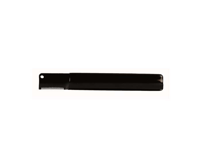 Тримминговочный нож для мягкой шерсти Show Tech STANDART, черный, с нескользящей ручкой - фотография № 1