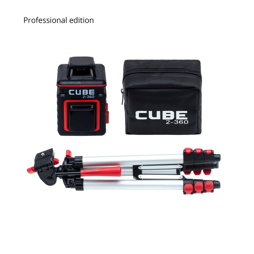 Лазерный уровень ADA instruments CUBE 2-360 Professional Edition (А00449) со штативом