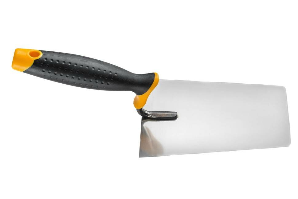 фото Кельма HARDY серия 28, 120х180 мм, нержавеющая сталь 1мм, двухкомпонентная ручка 0810-281812