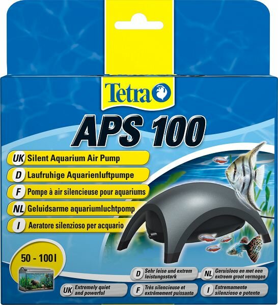 Tetra Tetratec APS 100 компрессор для аквариума, черный, 100 л/ч