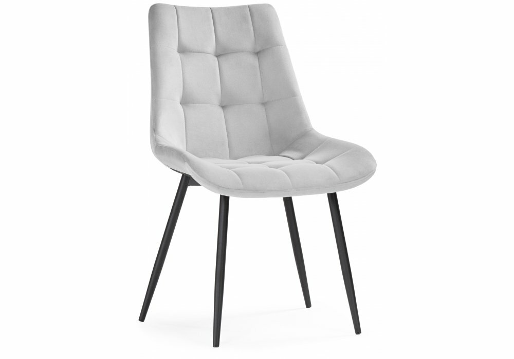 Стул на металлокаркасе Woodville Sidra Gray/Black