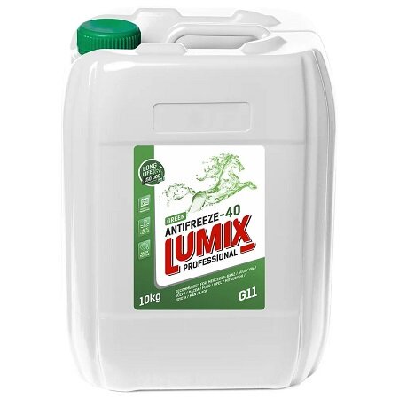 Антифриз LUMIX GREEN G11 10кг (858986) зелёный