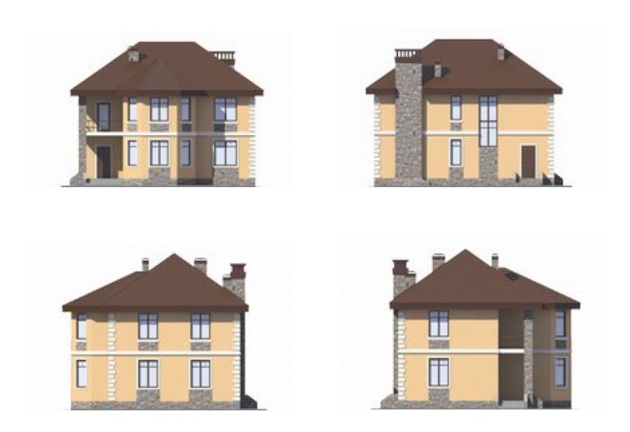 Проект дома Plans-58-34 (164 кв.м, газобетон) - фотография № 2