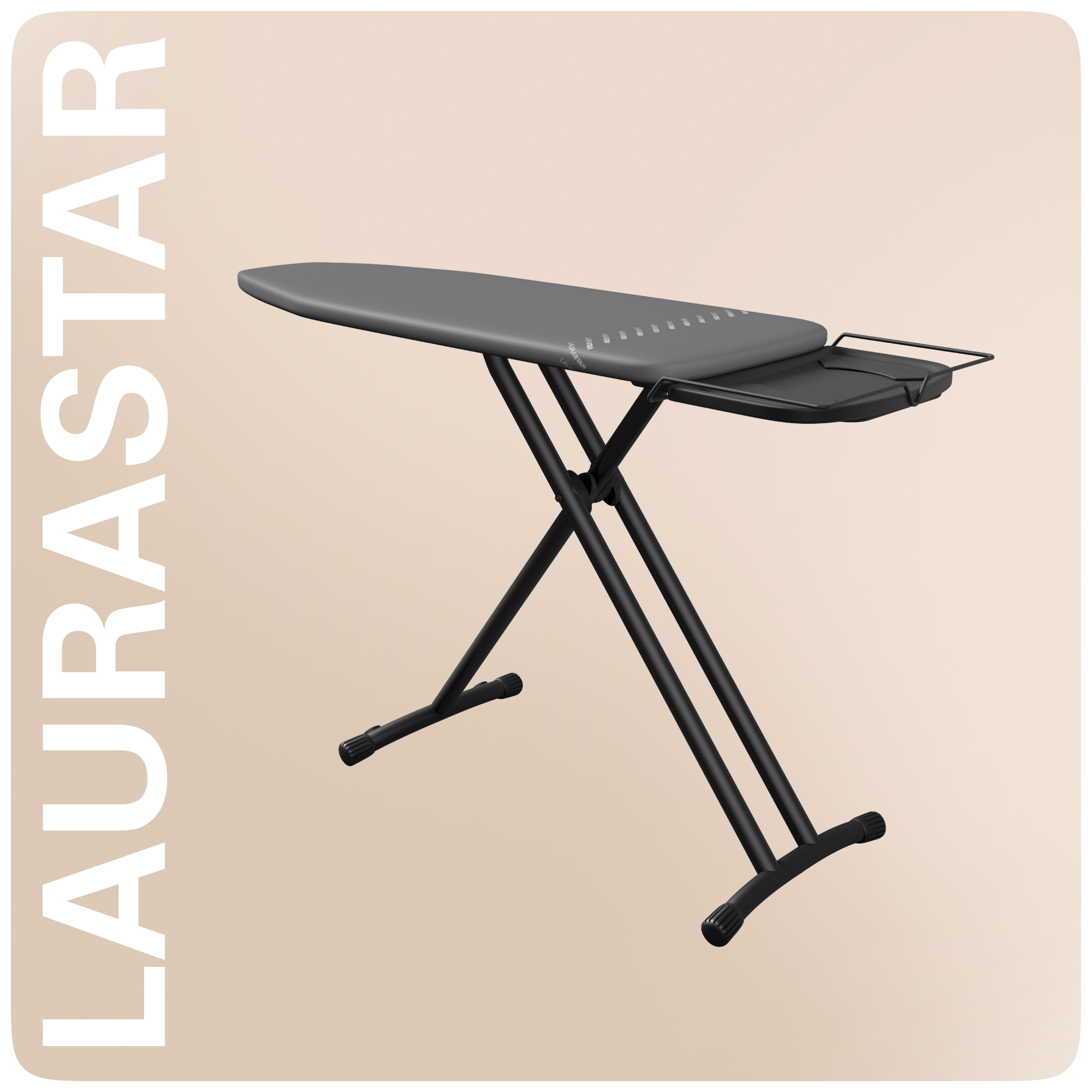 Гладильная доска LAURASTAR Plusboard Black Сover Grey