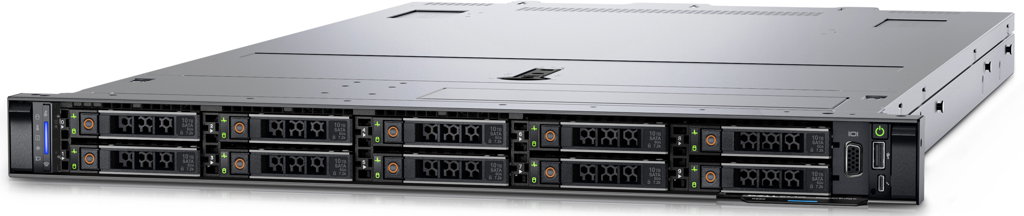 Серверная платформа DELL PowerEdge R650 R650-10SFF-01T/1U/2x4189/ 32xDDR4-3200 RDIMM/LRDIMM/ 12x25"