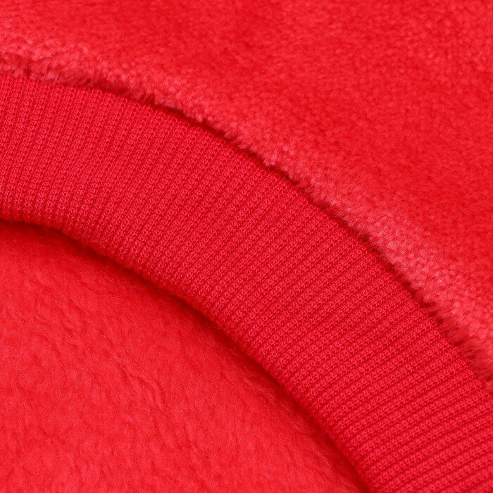 Толстовка "Ромашка", велсофт, размер M, красная (ДС 28, ОШ 24, ОГ 38 см) - фотография № 9