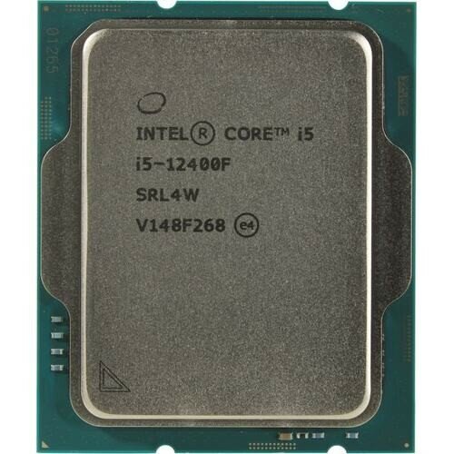 Intel CPU Core i5-12400F Alder Lake OEM 2.5 ГГц 4.4 ГГц в режиме Turbo, 18MB, LGA1700