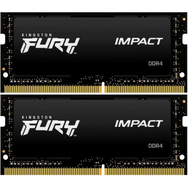 Память оперативная Kingston 32GB 3200MHz DDR4 CL20 SODIMM (Kit of 2) FURY Impact