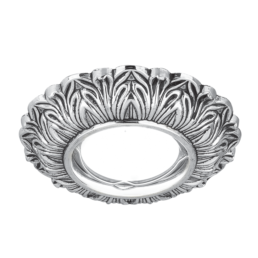 фото Gauss Светильник Antique Gu5.3 1/40 круг, серебро/черный