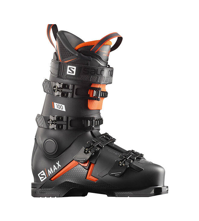 Горнолыжные ботинки Salomon S/Max 100 Black/Orange/White (28.5)