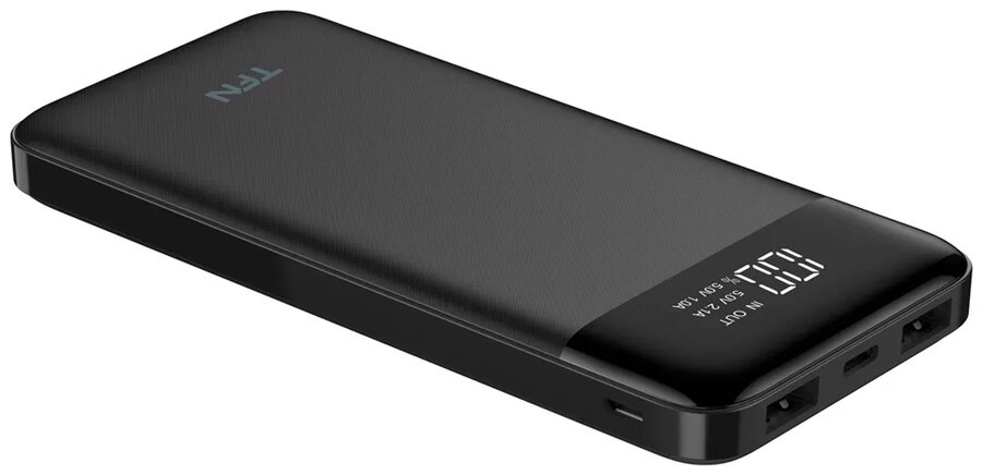 АКБ TFN 10000mAh SlimDuo LCD black