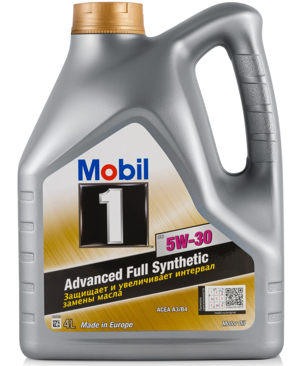 Синтетическое моторное масло MOBIL 1 FS 5W-30, 4 л