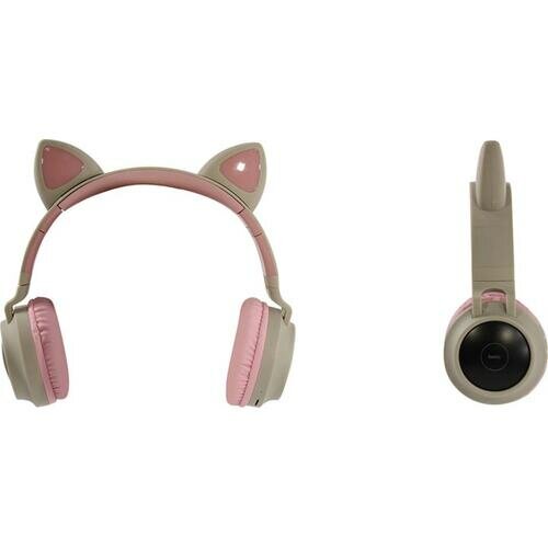 Bluetooth-гарнитура со встроенным MP3-плеером Hoco W27 Cat ear Arctic Grey