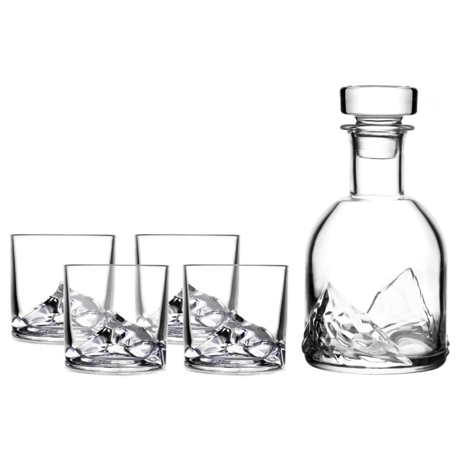 фото Набор для виски Liiton Everest 5 предметов, стекло хрустальное