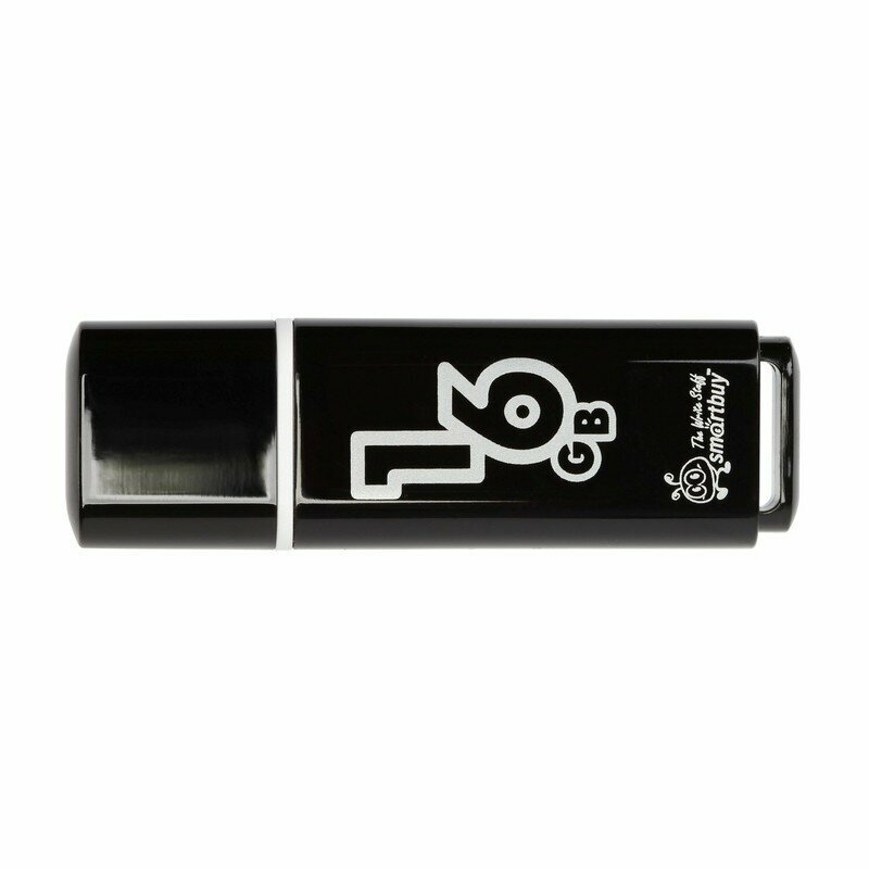 USB Flash Drive 16Gb - Smartbuy Glossy Black SB16GBGS-K