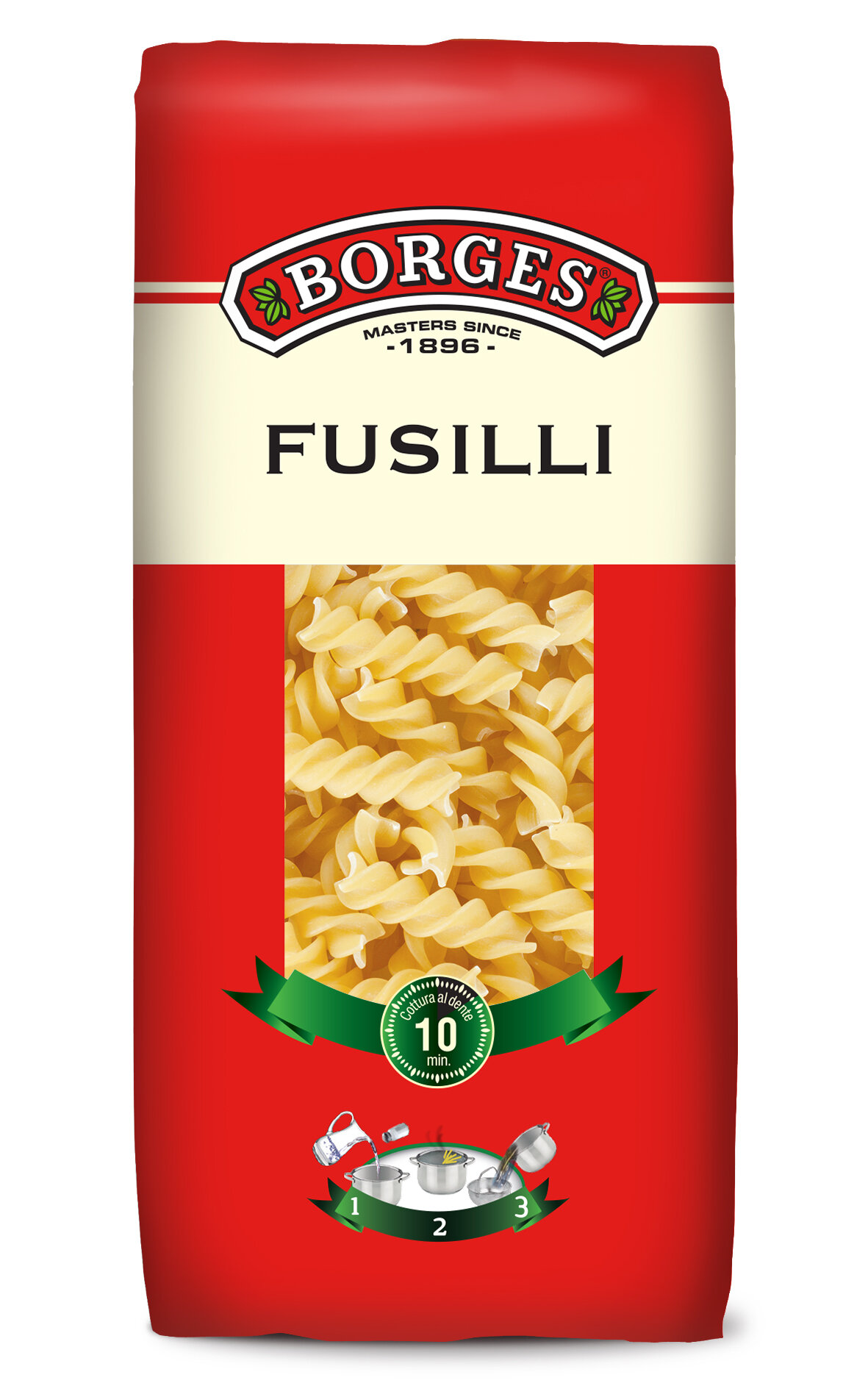 Макаронные изделия Borges Fusilli, 500 гр*3 шт - фотография № 4