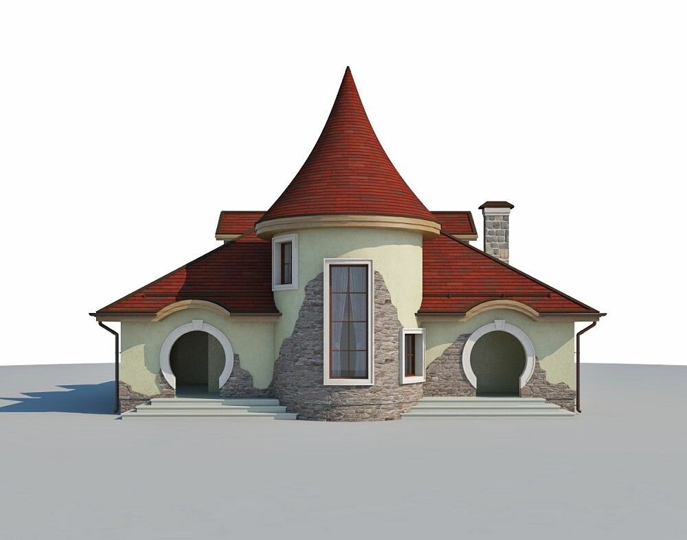 (138м2, 12х11м) Готовый проект дома из газобетона с мансардой и камином - AS-2217 - фотография № 8