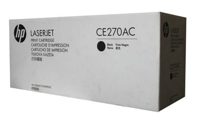 Картридж HP 650A CE270AC лазерный черный (13500 стр) (CE270A)
