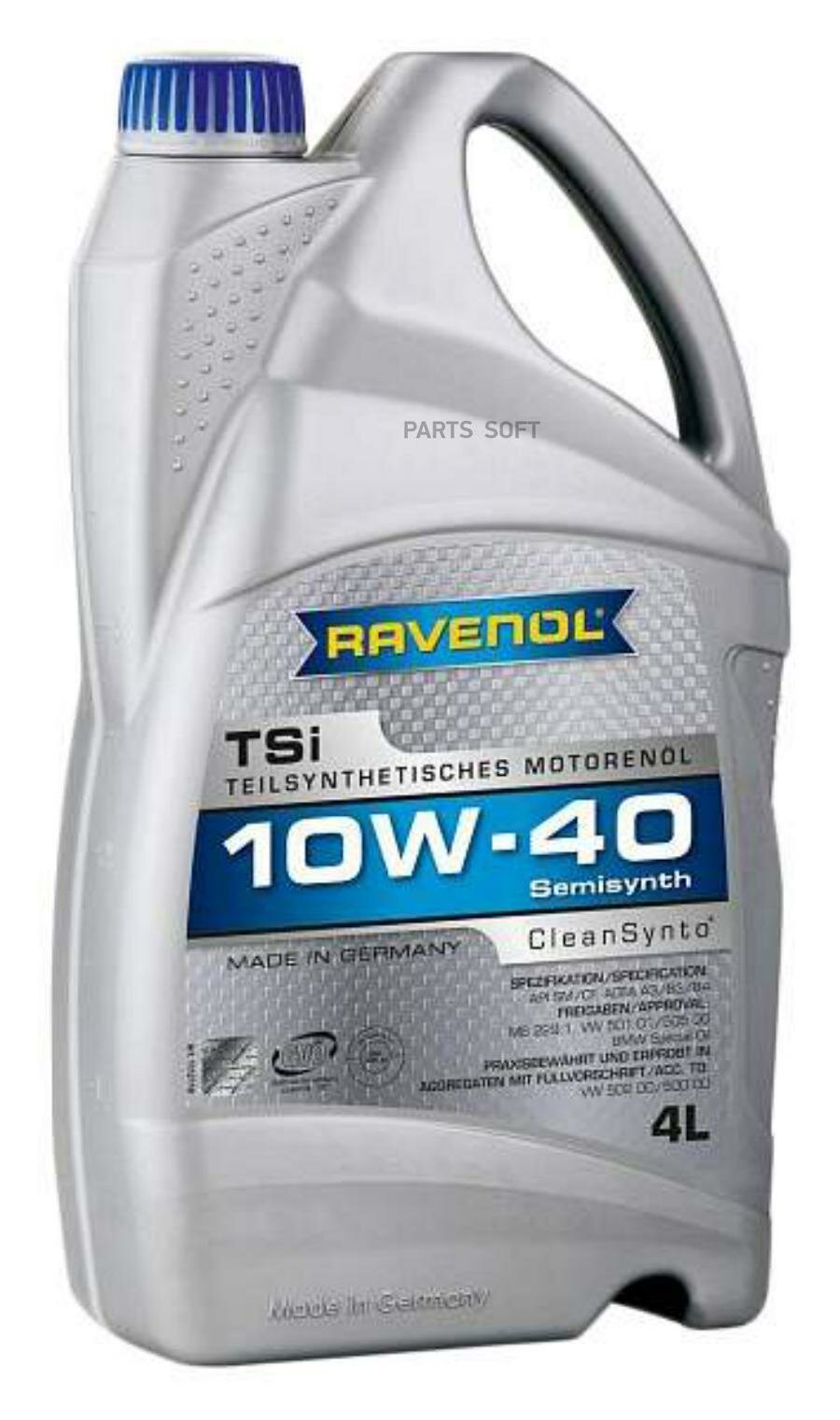 Ravenol Масло Моторное Tsi Sae10w40 ( 4Л) New 4014835724198