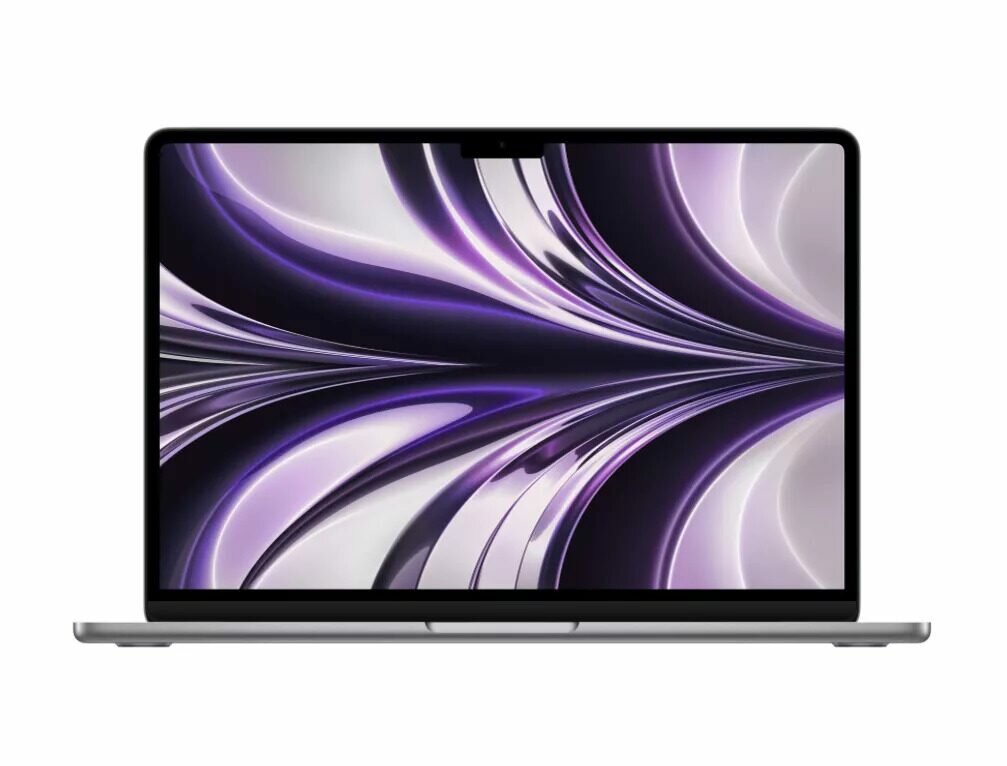Ноутбук Apple MacBook Air 13 (2022) Space Gray MLXW3 (Apple M2/13.6"/2560x1664/8GB/256GB SSD/Apple graphics 8-core/Wi-Fi/macOS)