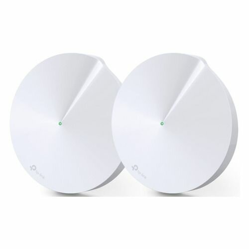 Бесшовный Mesh роутер TP-LINK Deco M5, AC1300, белый, 2 шт. в комплекте [deco m5(2-pack)]