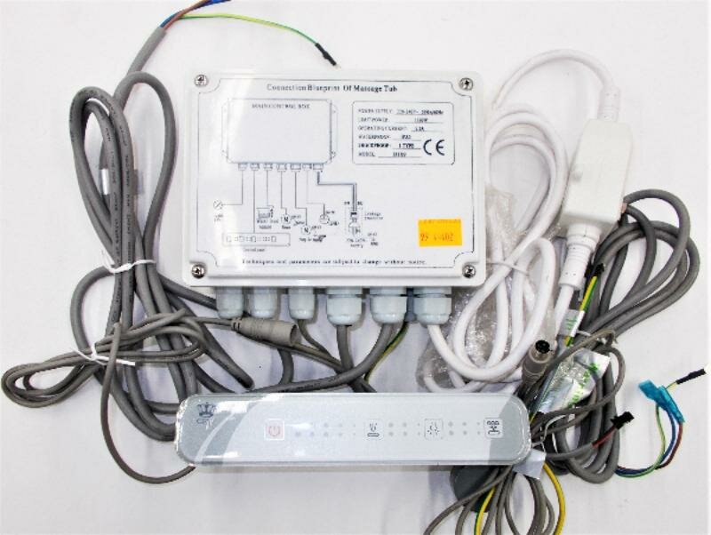 фото Электроблок для сенсорного пульта H-109 гидромассажа ванны серии EA0001 Аквалюкс