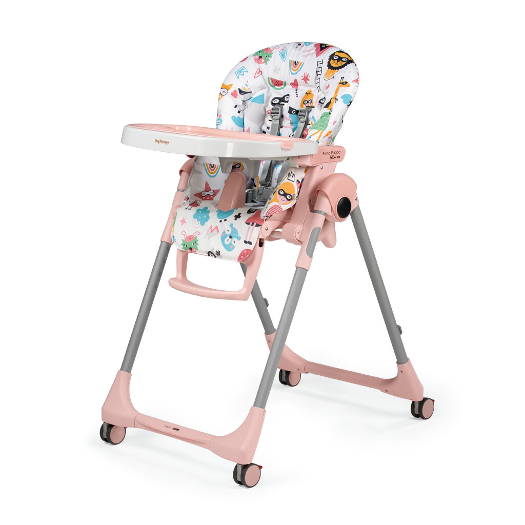 Стульчик для кормления Peg-Perego Prima Pappa Follow Me Super girl