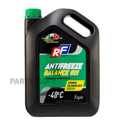 RUSEFF 17463N Антифриз Balance G11 Зеленый 5L 1шт