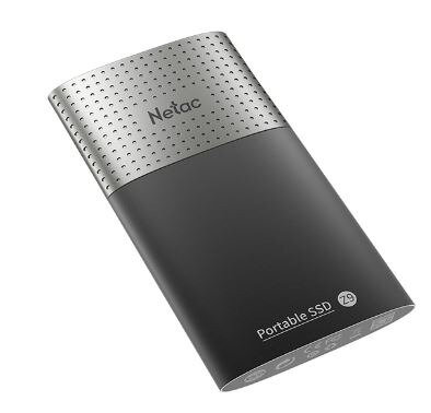 Netac Z9 250GB USB 32 Gen 2 Type-C External SSD R/W up to 550MB/480MB/swith USB-C to USB-A cable and USB-A to USB-C adapter 3Y wty