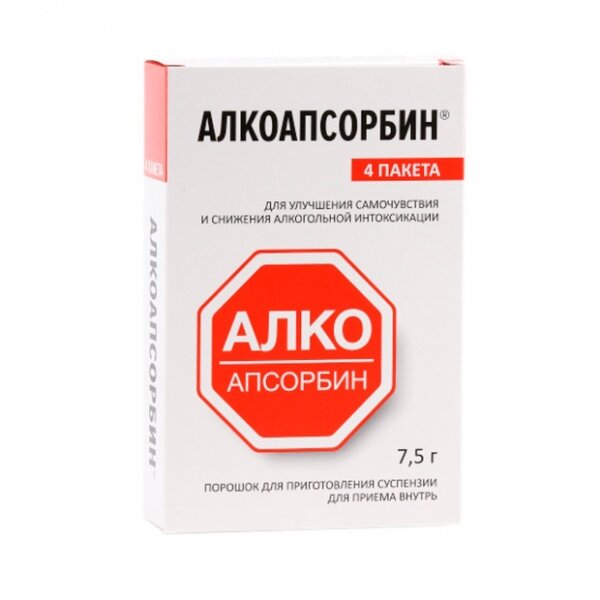 Алкоапсорбин пор. д/внутр. прим. 7,5 г №4 БАД